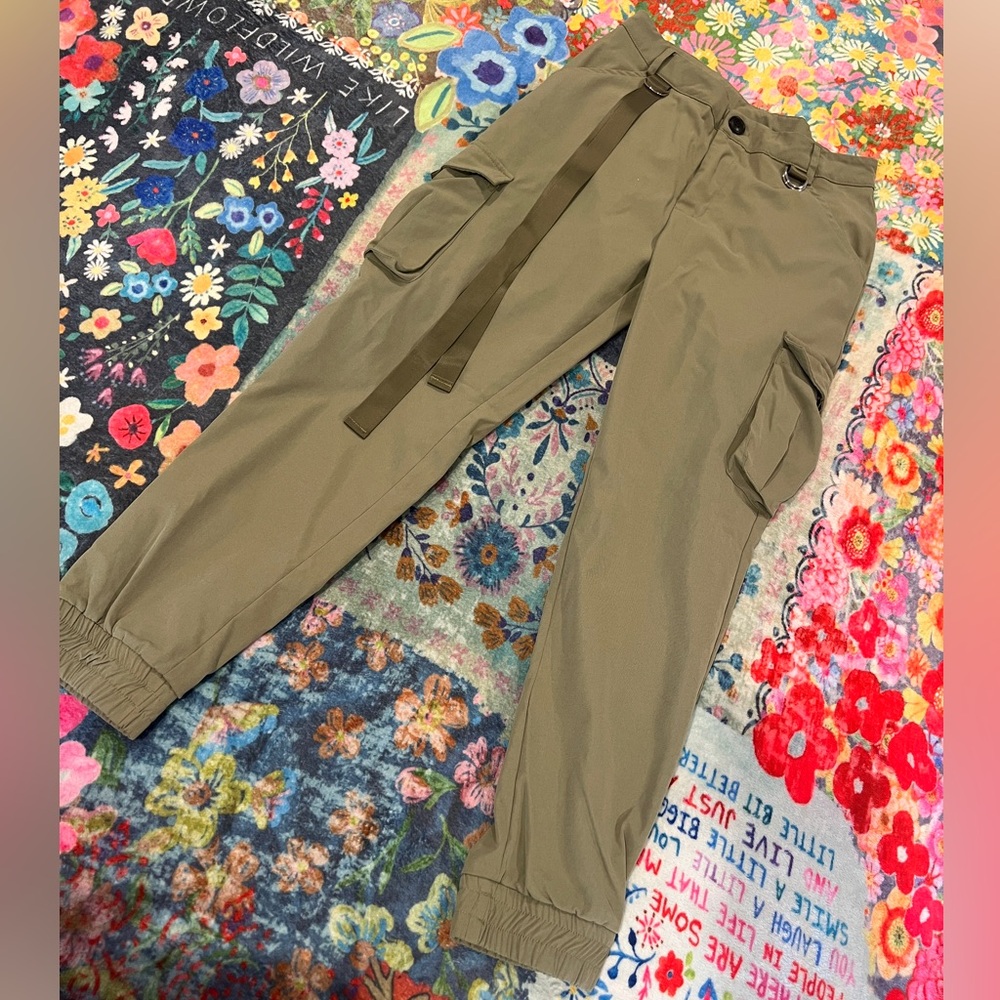 Olive Cargo Pants